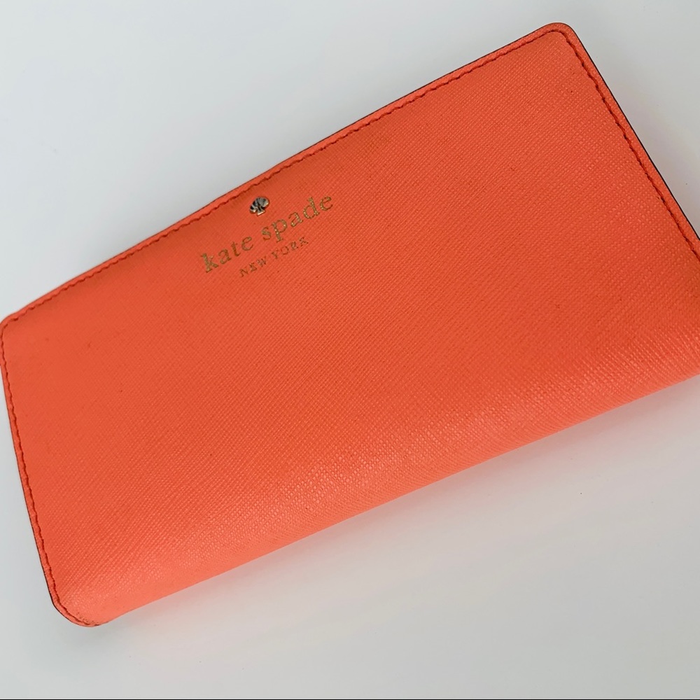 ♠️  Kate Spade Cora Stacy Saffiano Leather Wallet